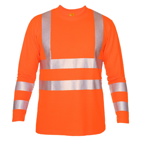 langarm-uv-schutz-shirt-orange-outdoor Langarm UV-Schutz Shirt Orange - Outdoor Arbeitsplatz UPF 50+