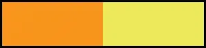 Farbmuster in orange-gelb für Warnwesten
