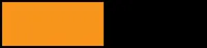 Farbmuster in orange-schwarz für Warnwesten